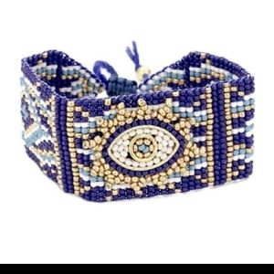 HANDCRAFTED Boho Seed Beaded Adjustable Bracelet